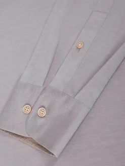 Jucinto Cut Away Collar Overhemd Lange Mouw Grey