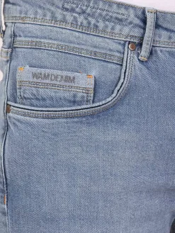 Kerry Solid Blue Regular Fit Denim Short