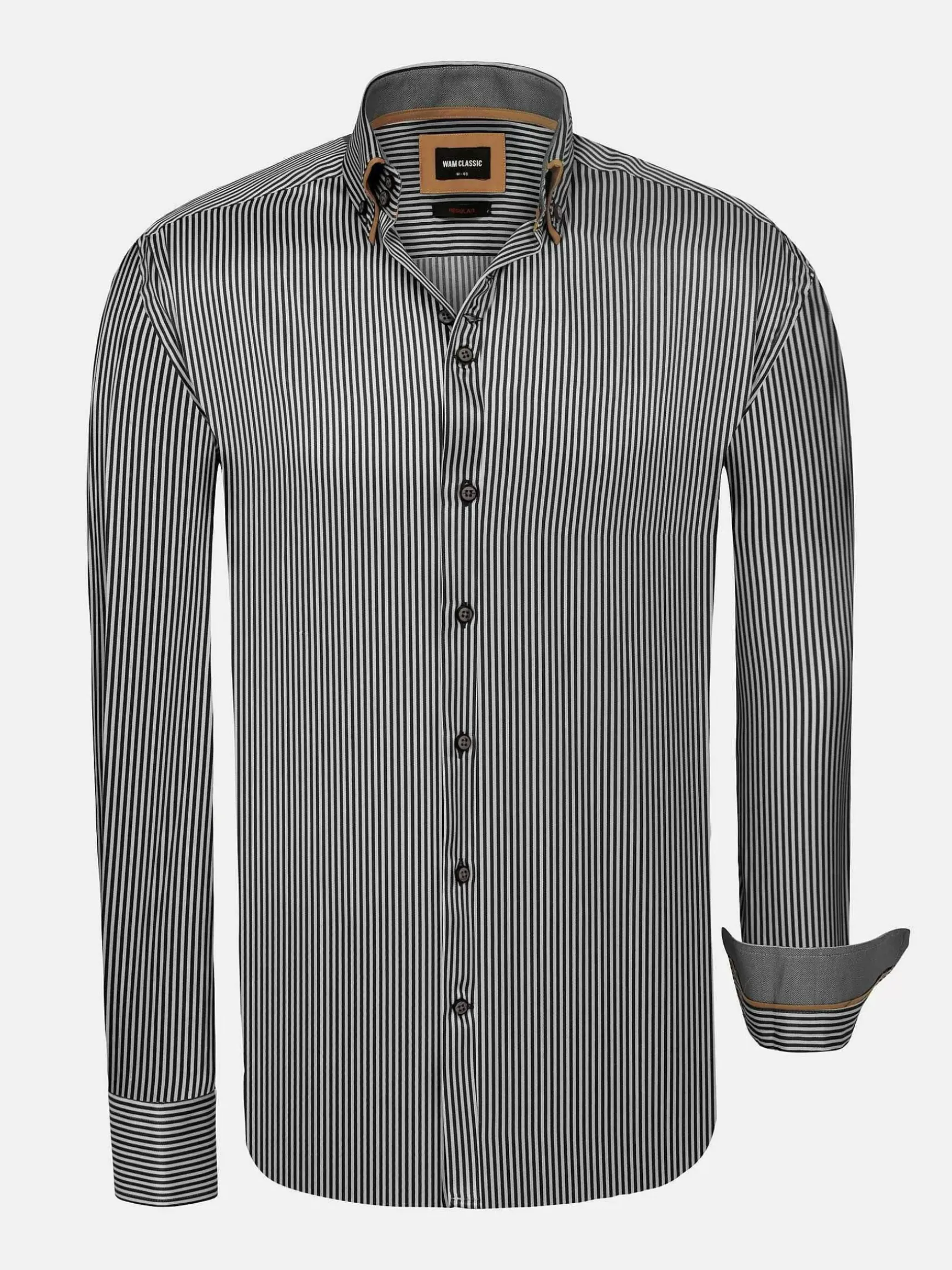 Kevin Regular Fit Black Overhemd