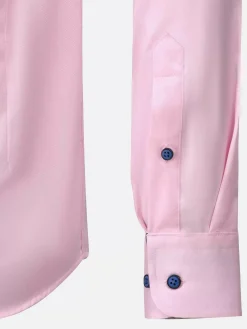 Lance Solid Pink Overhemd Lange Mouw