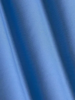 Leira Solid Dark Blue Overhemd Lange Mouw