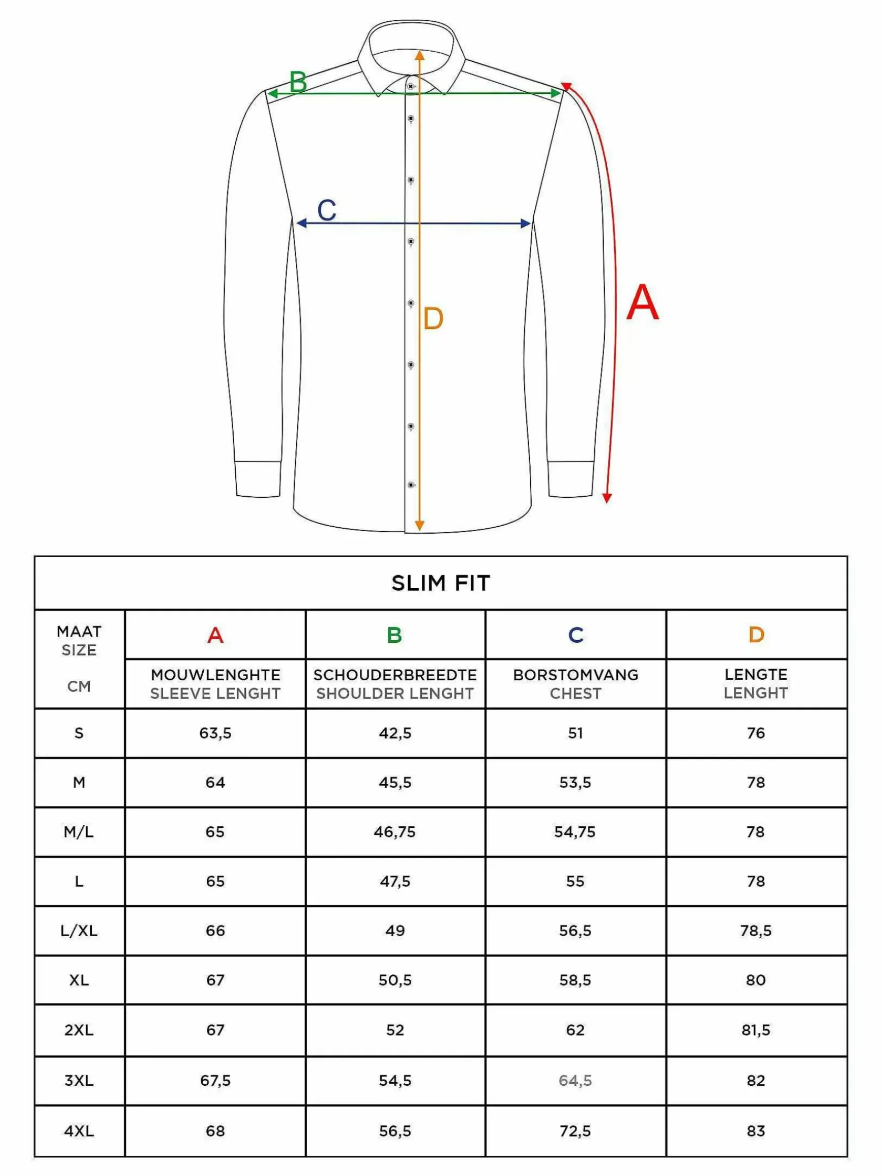 Leira Solid Dark Orange Overhemd Lange Mouw