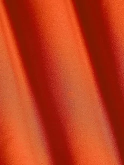 Leira Solid Dark Orange Overhemd Lange Mouw