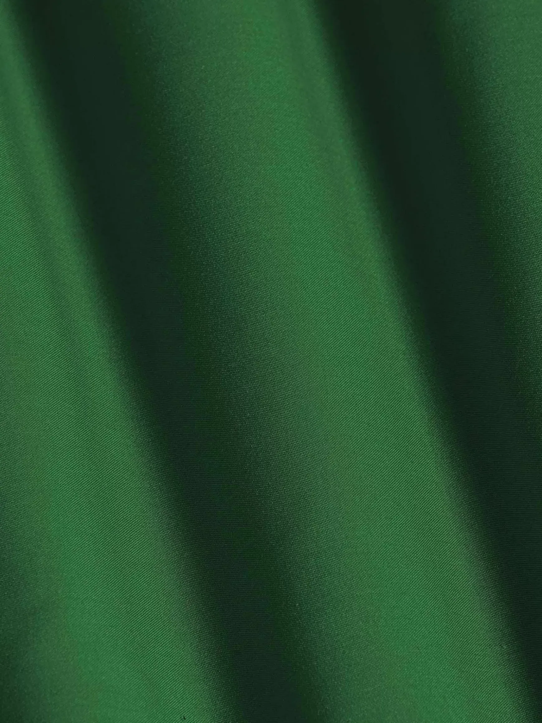 Leira Solid Green Overhemd Lange Mouw