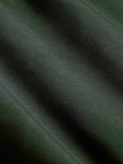 Leira Solid Khaki Overhemd Lange Mouw