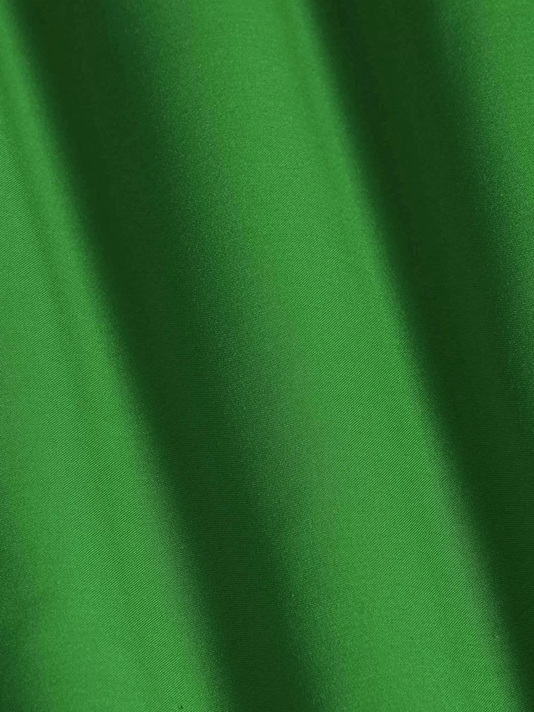 Leira Solid Light Green Overhemd Lange Mouw