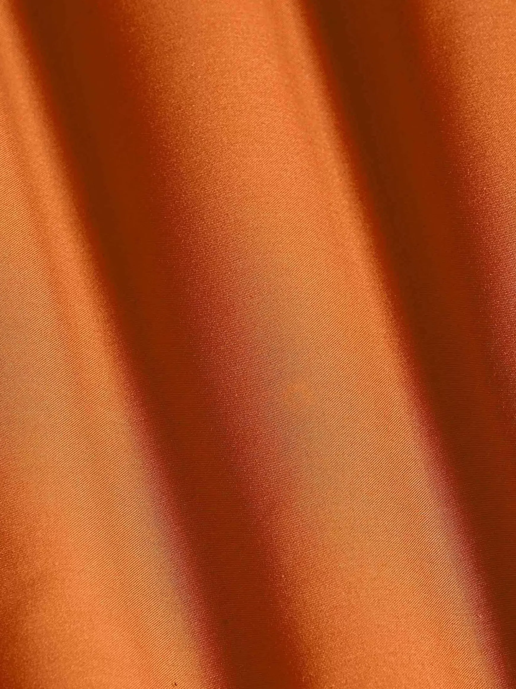 Leira Solid Orange Overhemd Lange Mouw