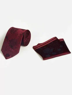 Liam Dark Red Stropdas