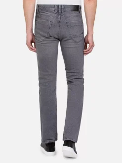 Lombardo Regular Fit Textured Anthracite Jeans