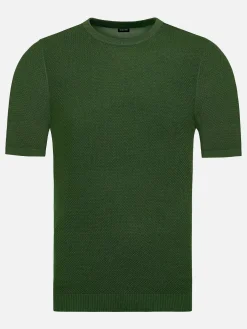 Lucas Pique Knit Green T-Shirt