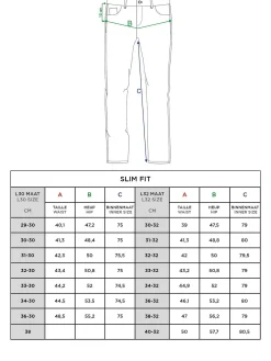 Luna Mini Check Slim Fit Blue Jeans