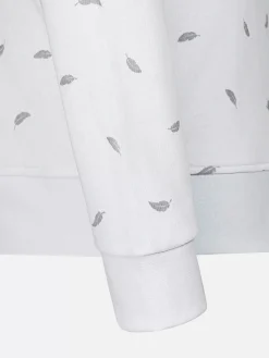 Mariner Ground Floral White Grey Sweater