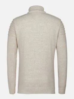 Minevre Pattern Beige Truien