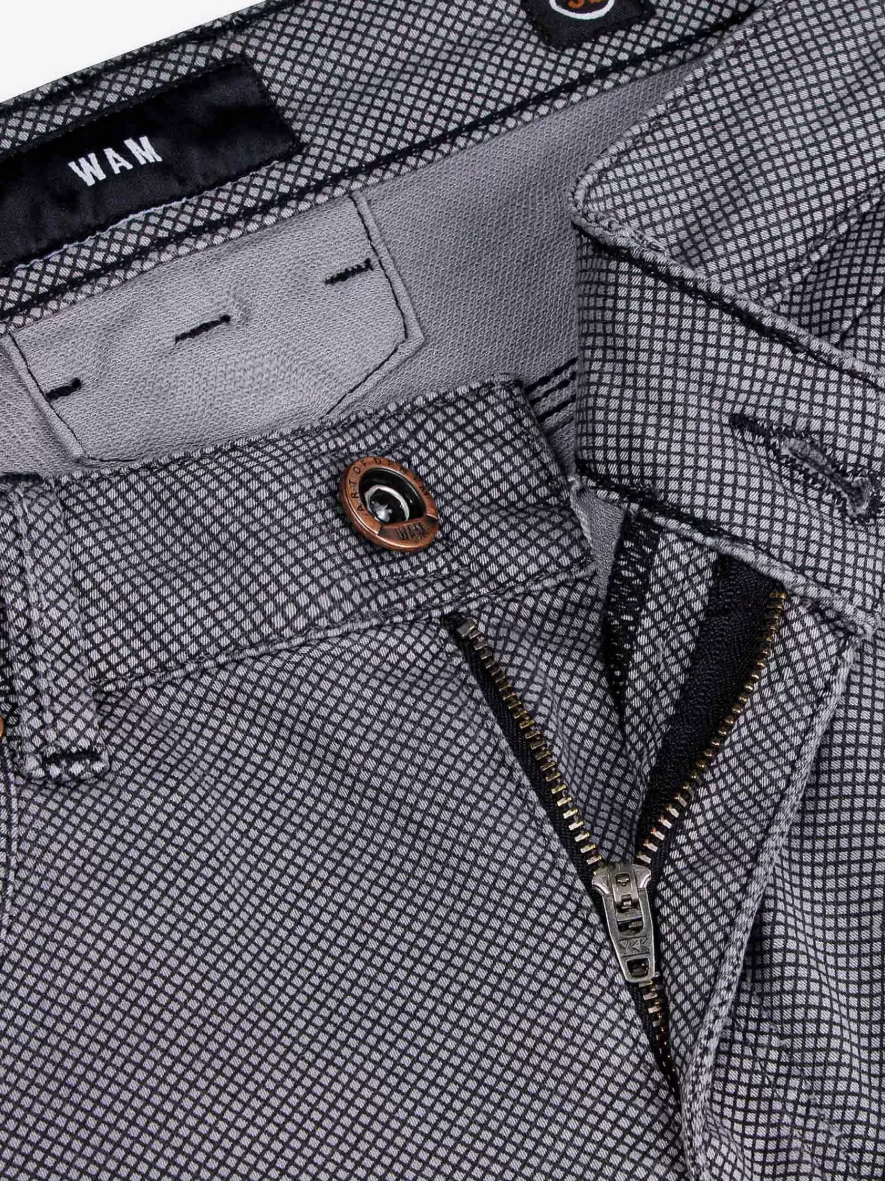 Moraine Mini Check Anthracite Jeans