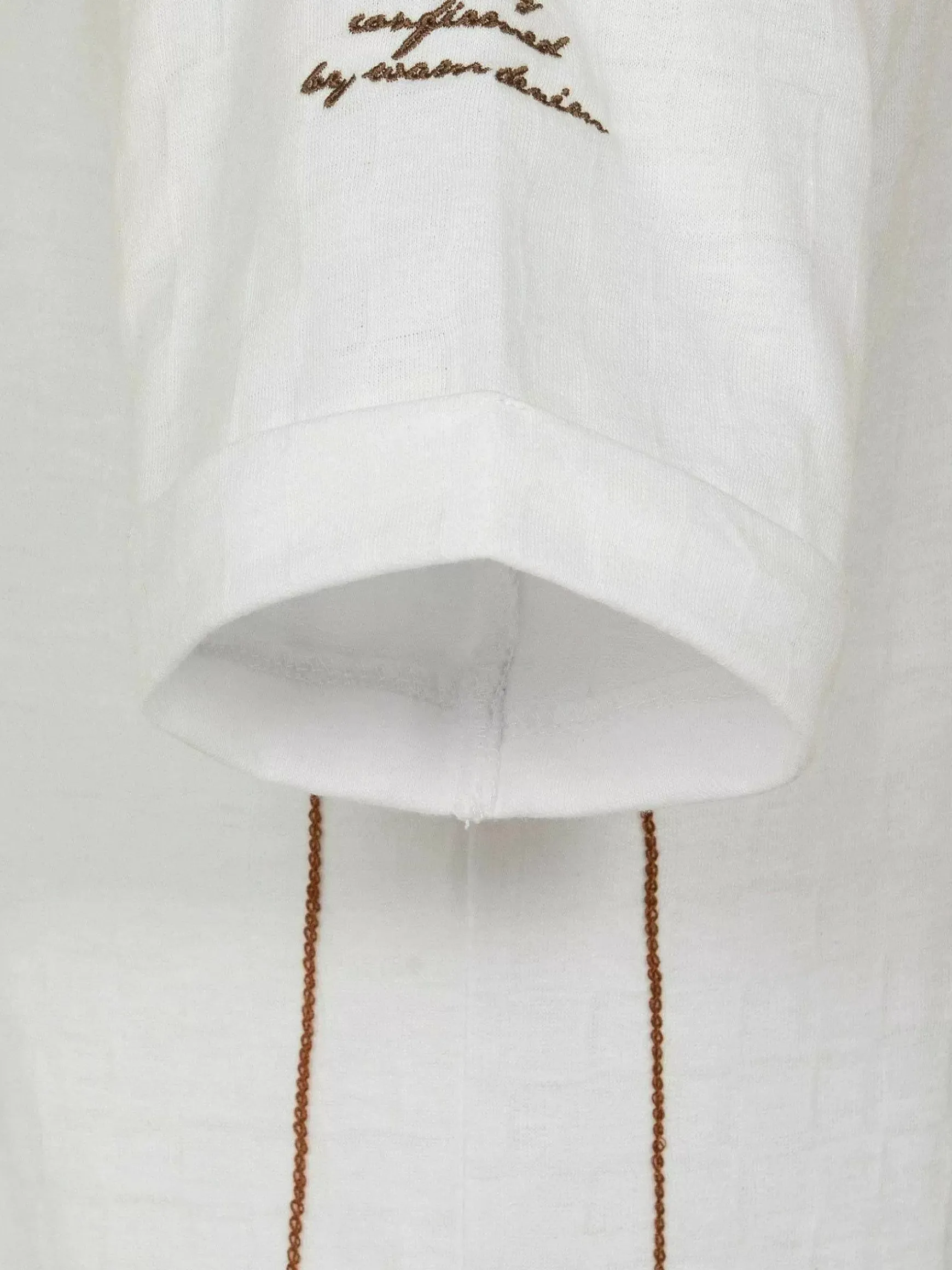 Morpheus Slim Fit Stretched White T-Shirt