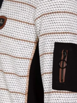 Muro Striped Off-White Sweater