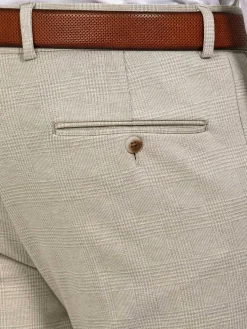 Mustaine Micro Patterned Beige Pants