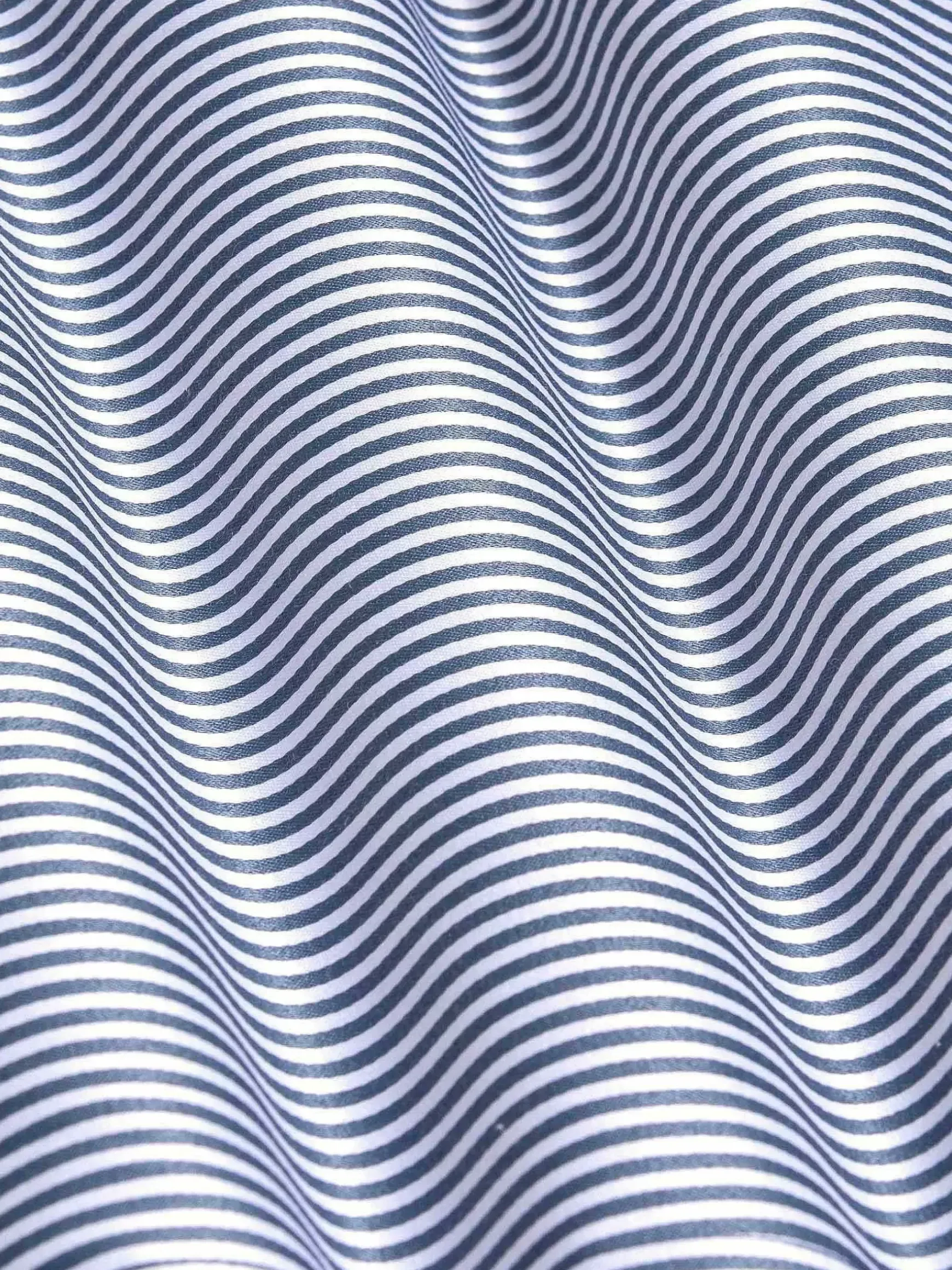 Nancy Anthracite Striped Overhemd Lange Mouw