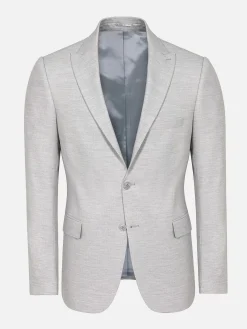 Newsted Comfort Wide Lapel Light Grey Colbert
