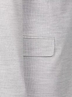 Newsted Comfort Wide Lapel Light Grey Colbert