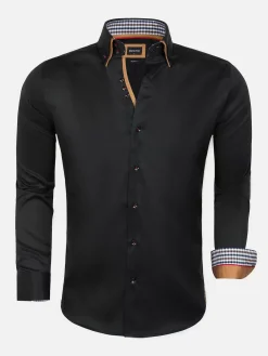 Overhemd 75428 Roma Black