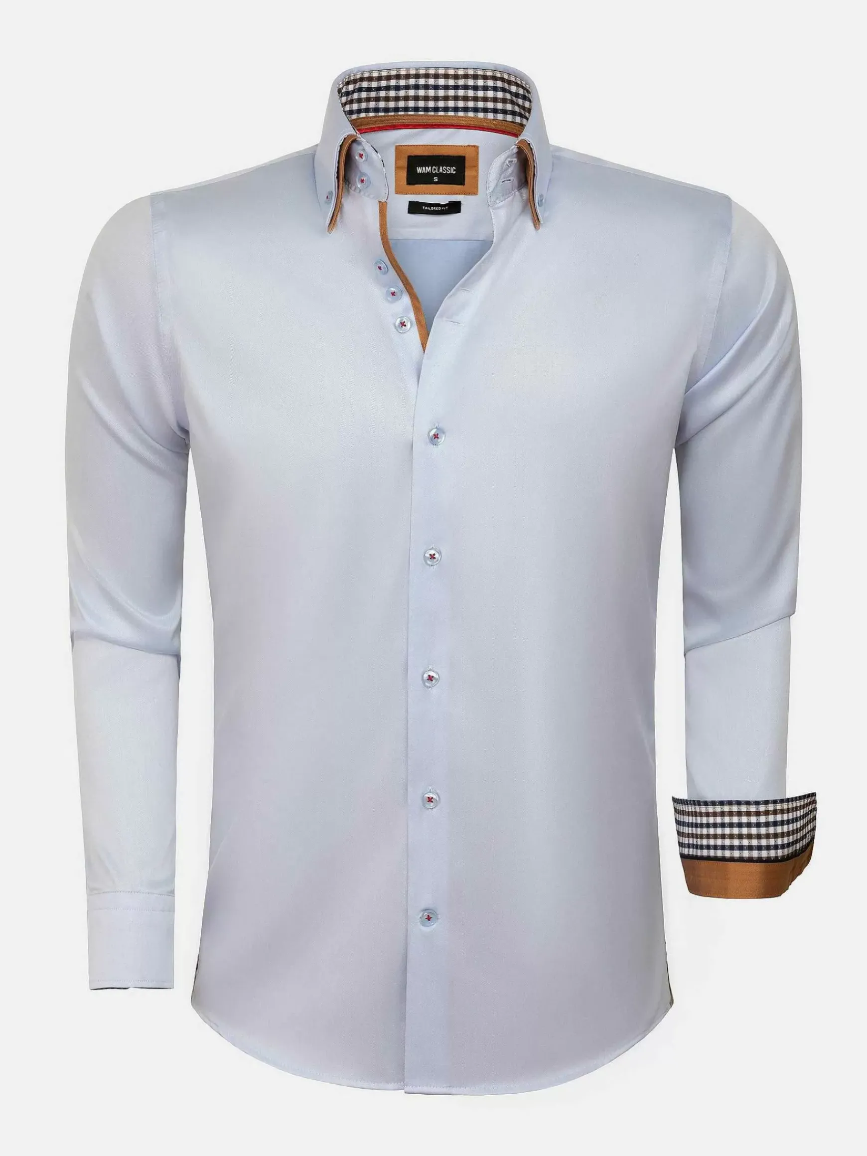 Overhemd 75428 Roma Light Blue