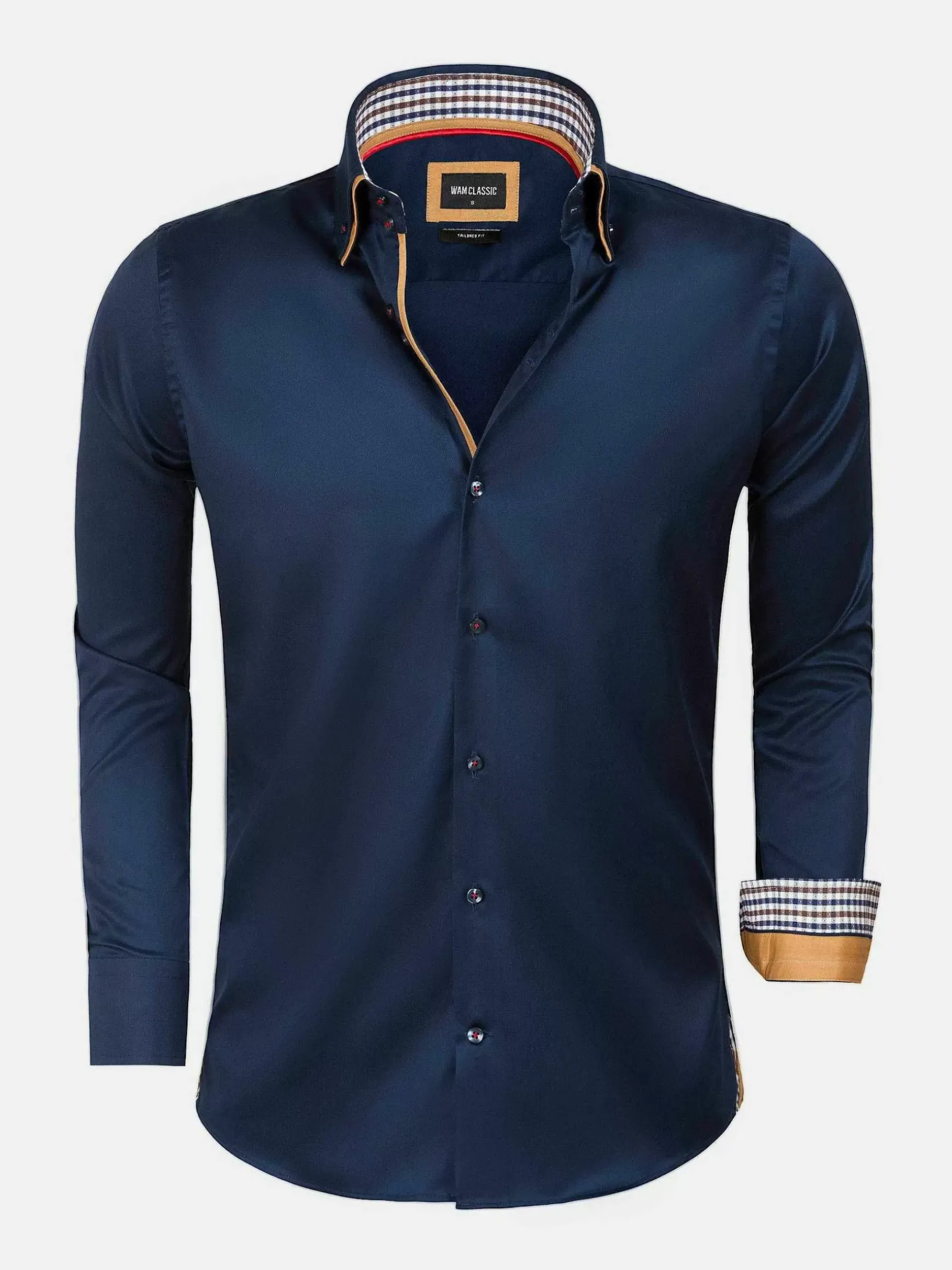 Overhemd 75428 Roma Navy