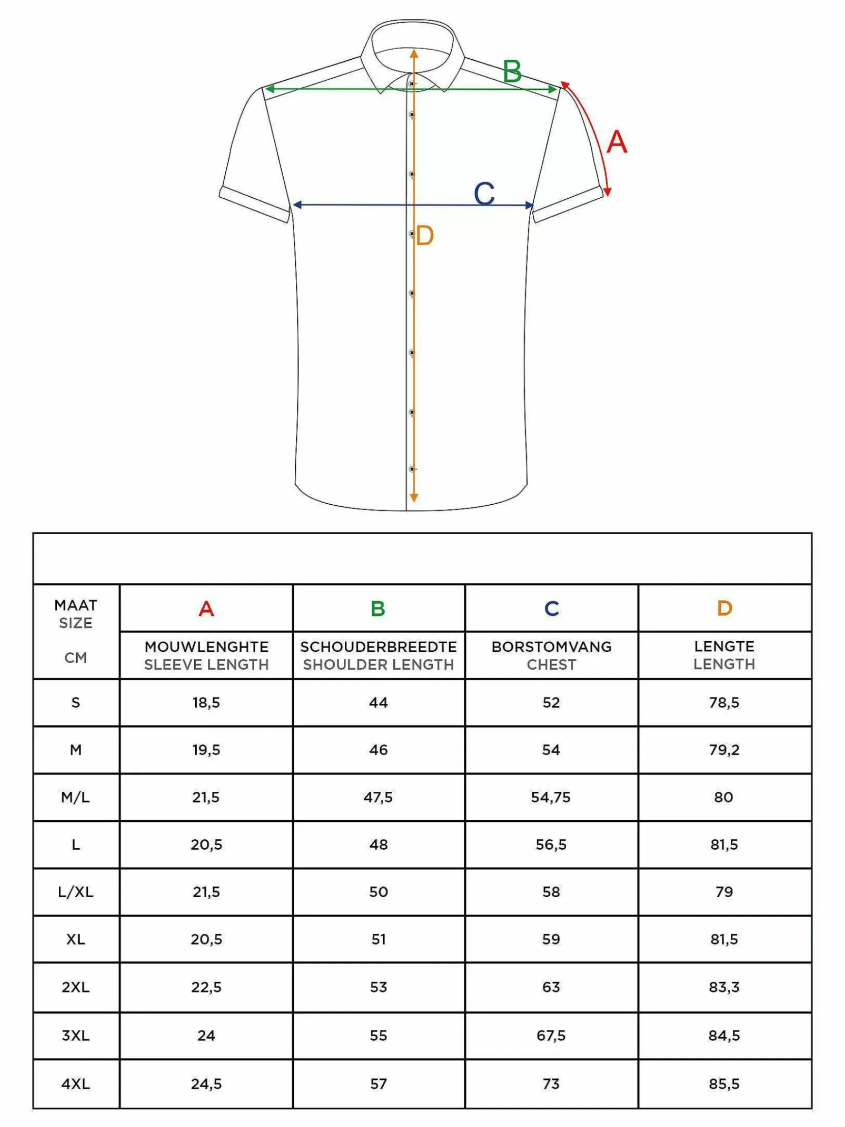 Overhemd Korte Mouw 75783 Hugo R.Blue