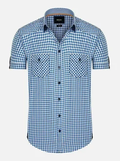 Overhemd Korte Mouw 75783 Hugo R.Blue