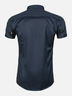 Overhemd Korte Mouw Emble Navy