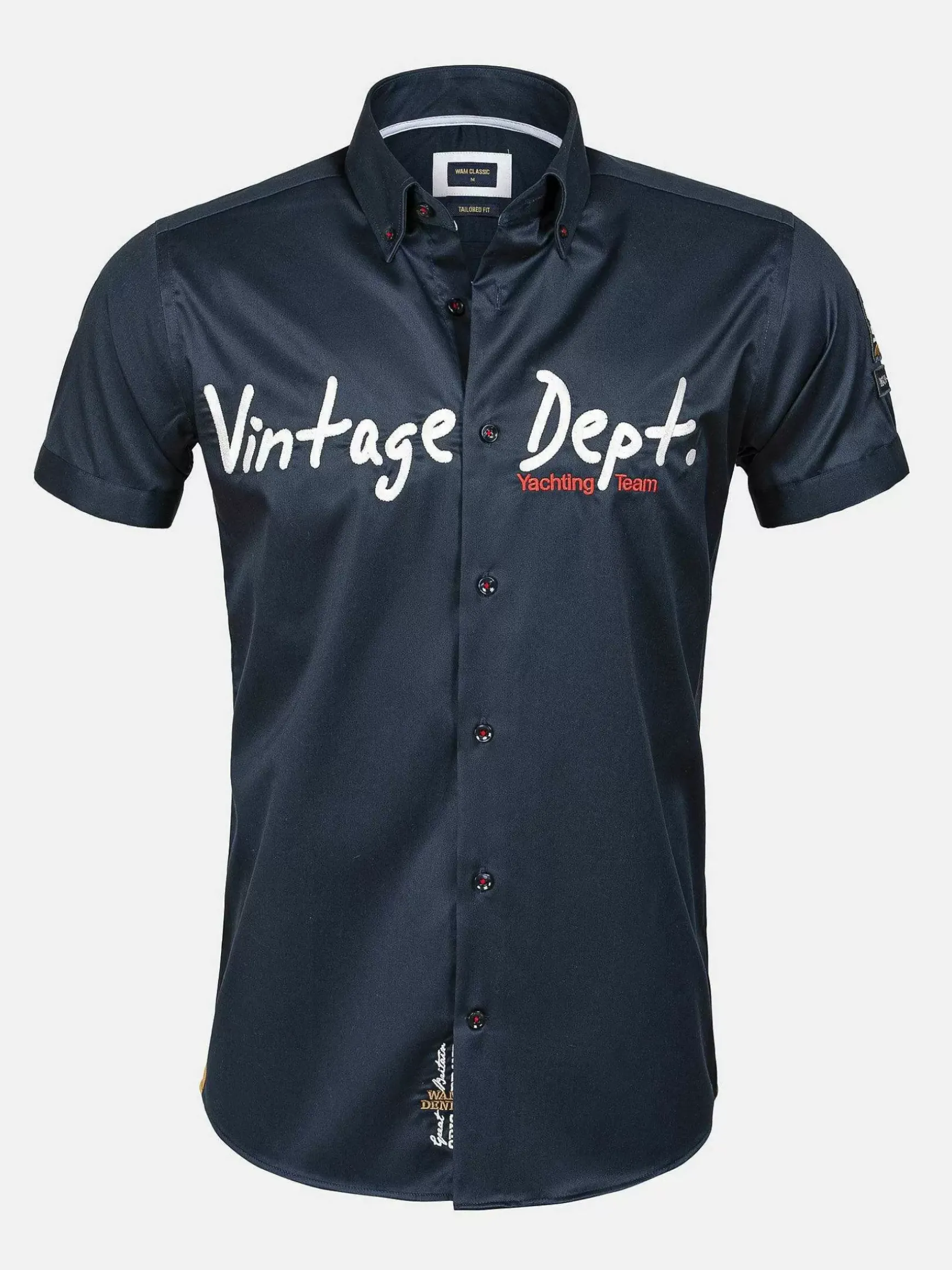 Overhemd Korte Mouw Emble Navy