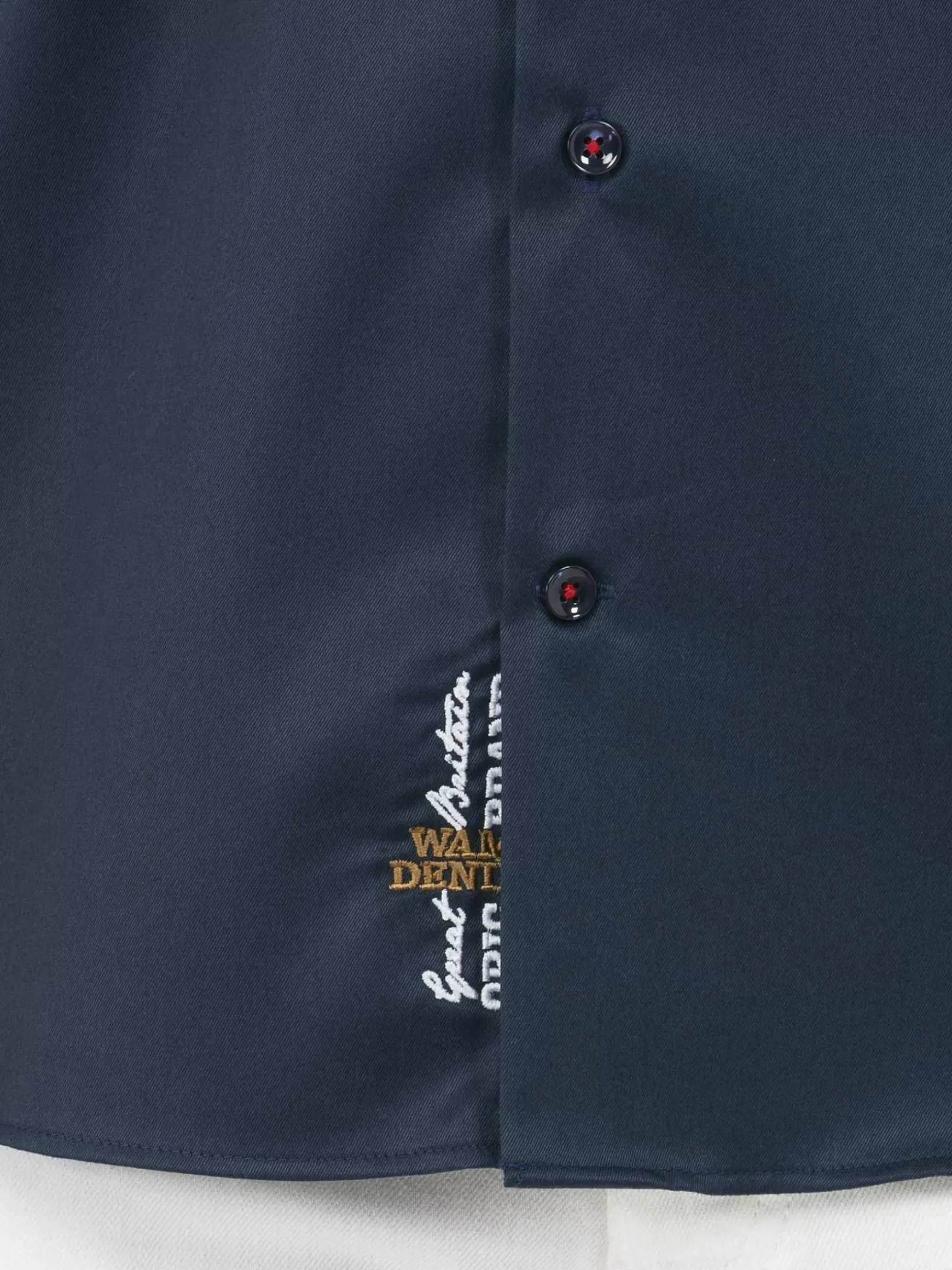 Overhemd Korte Mouw Emble Navy