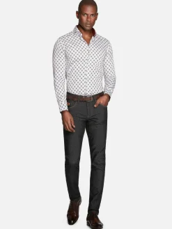 Overhemd Lange Mouw 75705 Antoon White