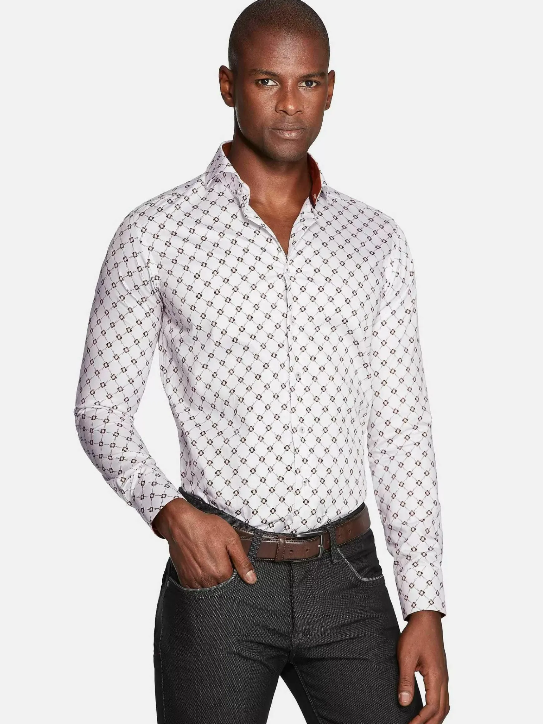 Overhemd Lange Mouw 75705 Antoon White