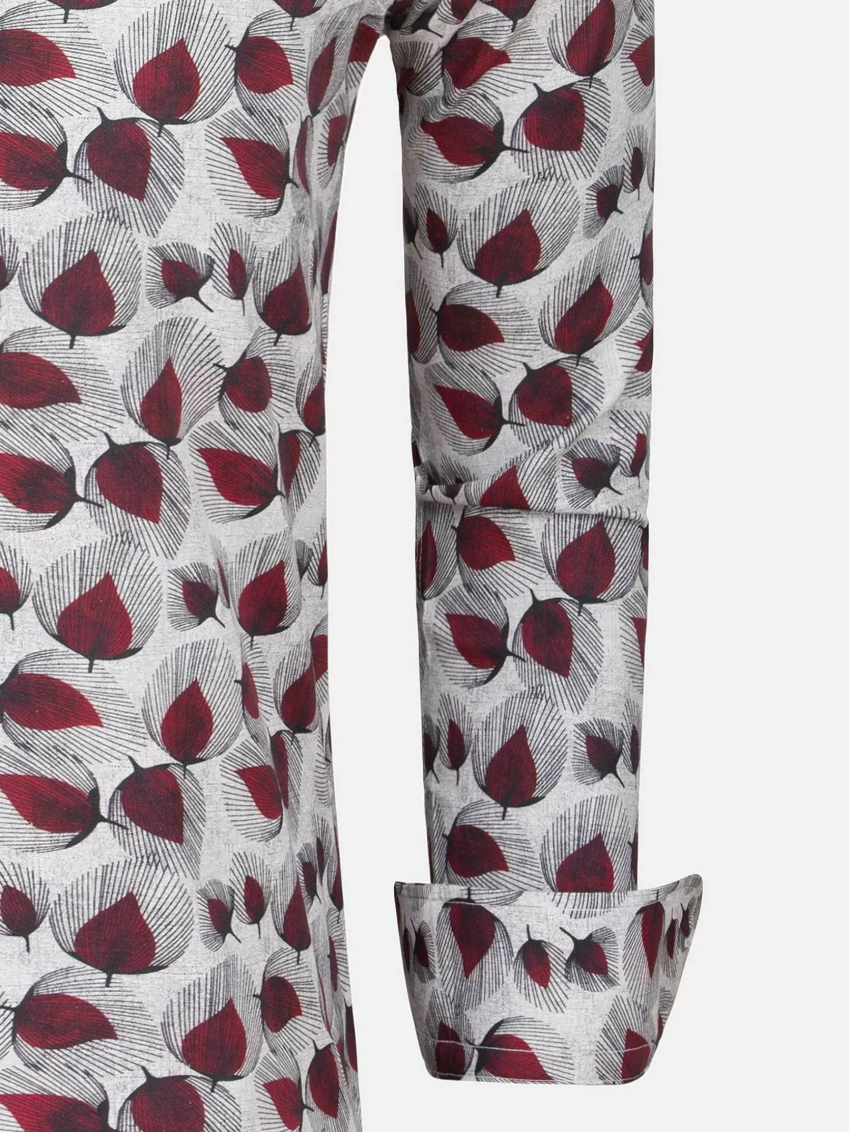 Overhemd Lange Mouw 65045 Black Off White