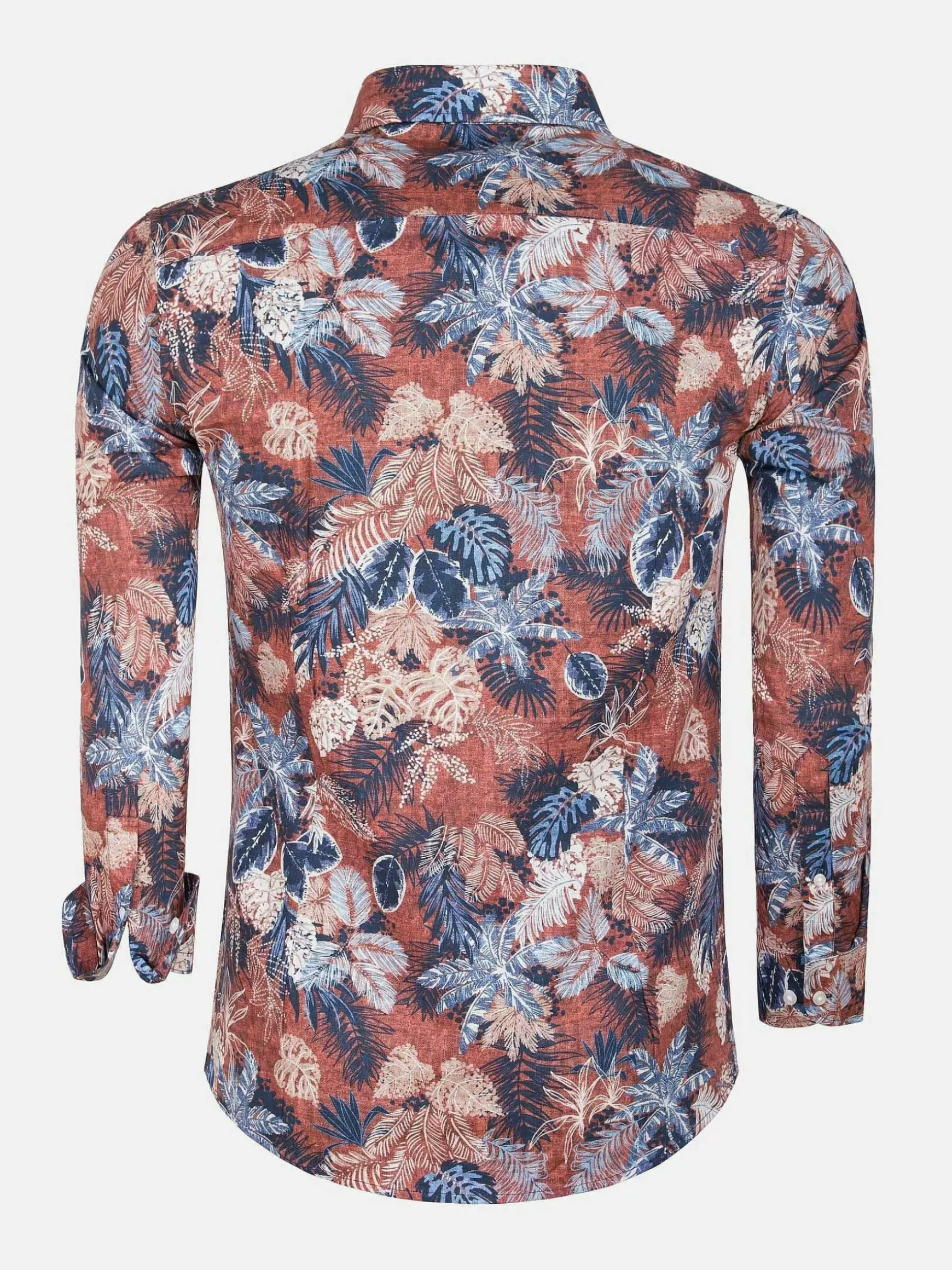 Overhemd Lange Mouw 65045 Black Navy