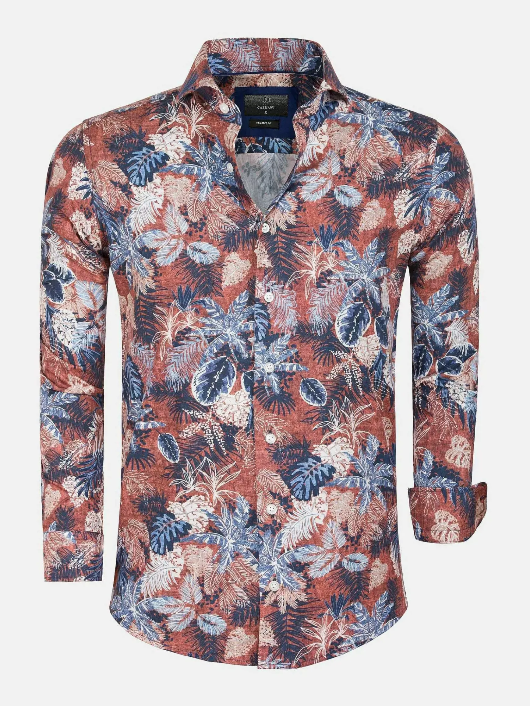 Overhemd Lange Mouw 65045 Black Navy