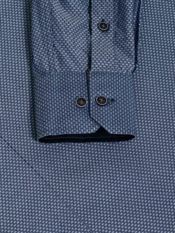 Overhemd Lange Mouw 59018 Braxton Navy