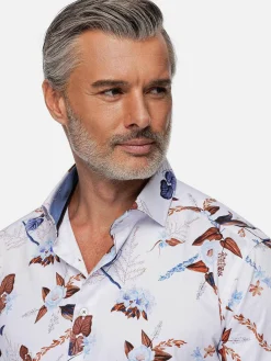 Overhemd Lange Mouw 75735 Camburn White