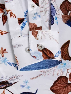 Overhemd Lange Mouw 75735 Camburn White