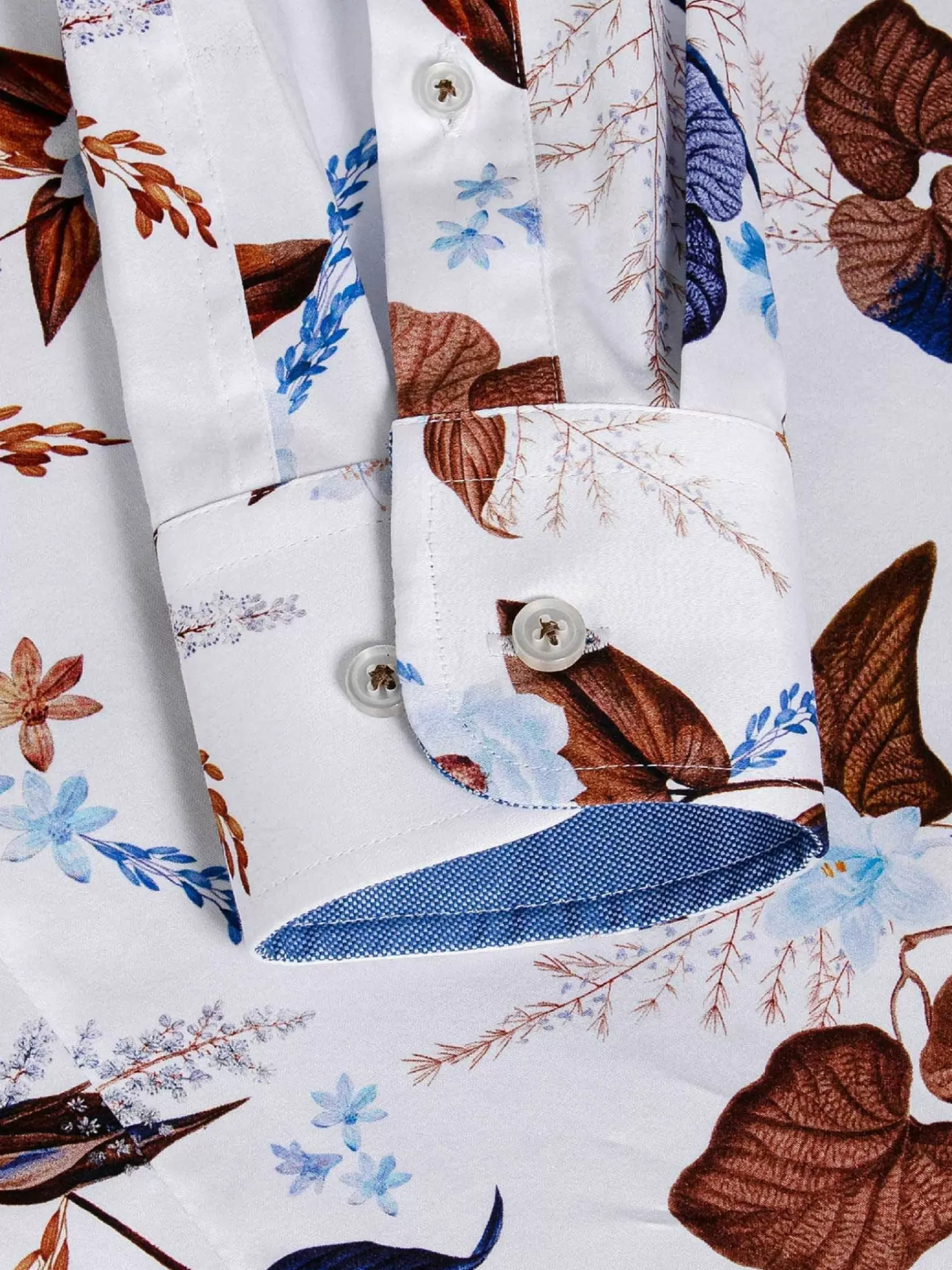 Overhemd Lange Mouw 75735 Camburn White