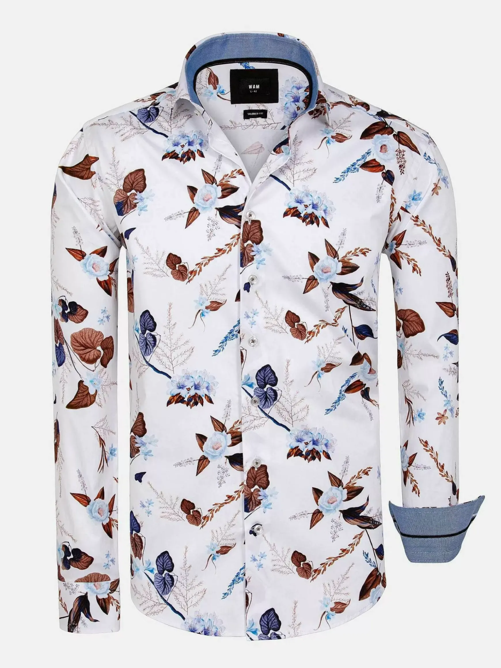 Overhemd Lange Mouw 75735 Camburn White