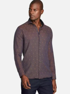 Overhemd Lange Mouw 75674 Cormes Navy