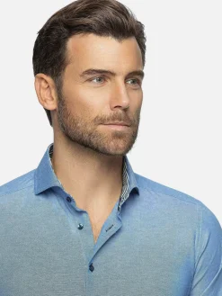 Overhemd Lange Mouw 75698 Cruise Royal Blue