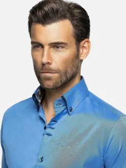 Overhemd Lange Mouw 75697 Grace Blue