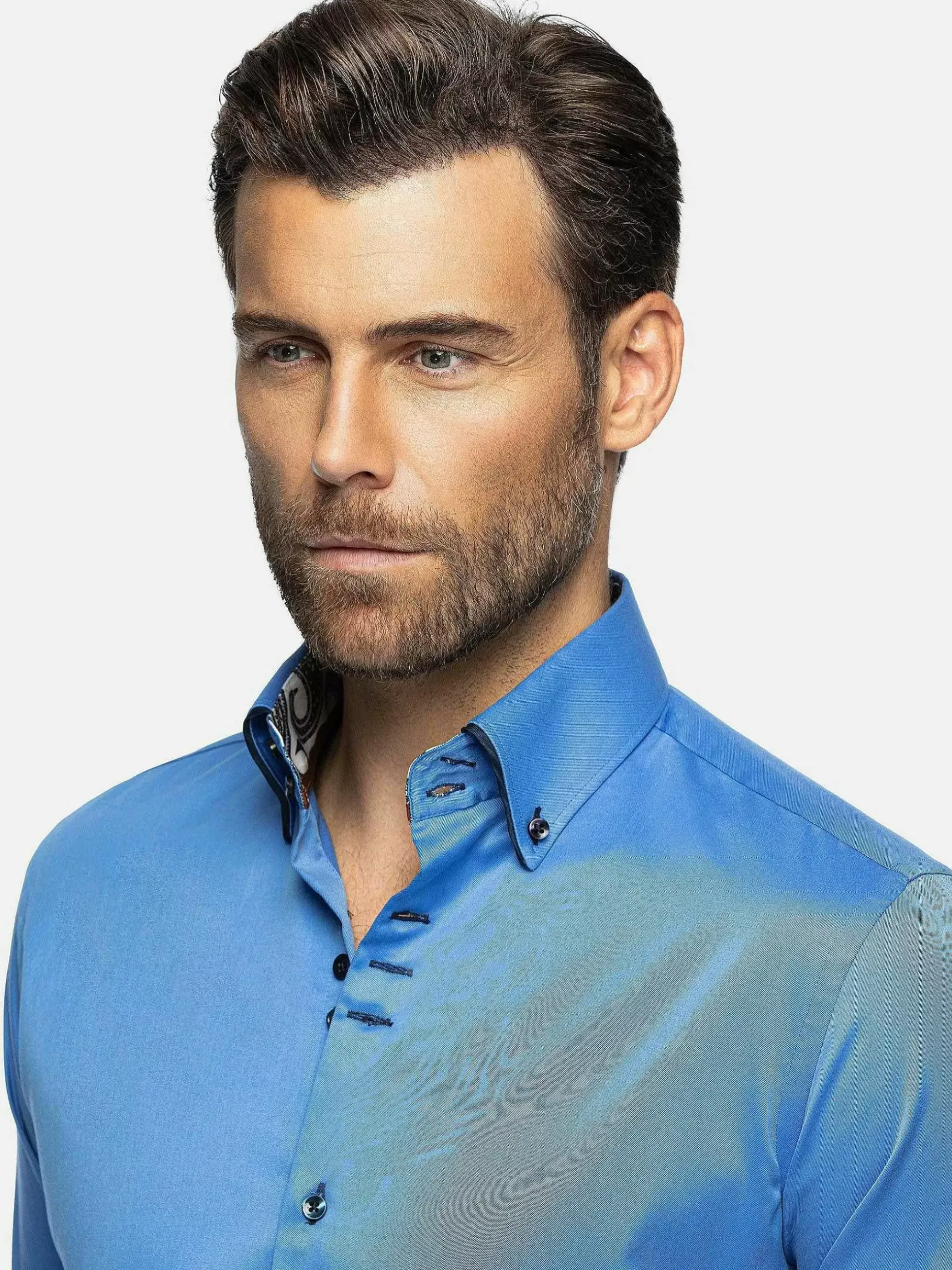 Overhemd Lange Mouw 75697 Grace Blue