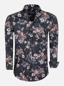 Overhemd Lange Mouw 57000 Grey Brown