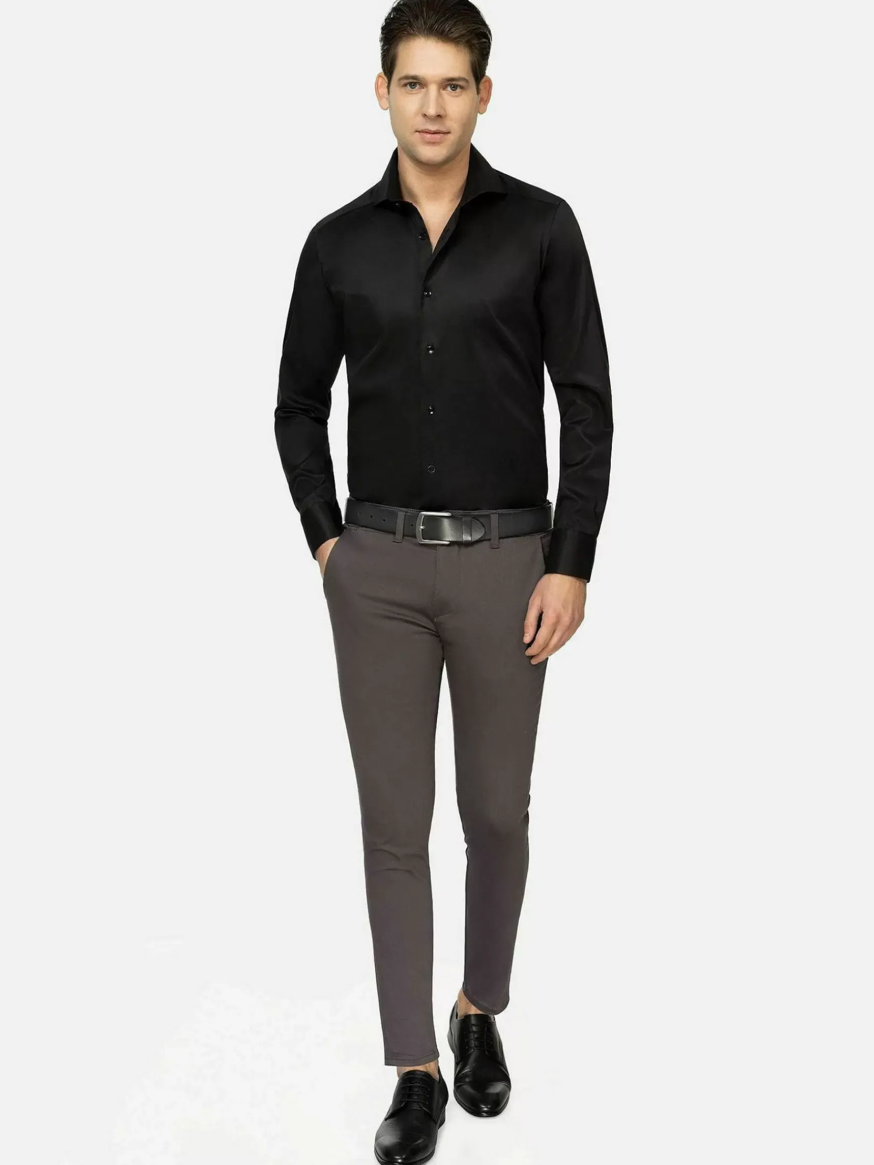 Overhemd Lange Mouw 75665 Harvery Specter Black