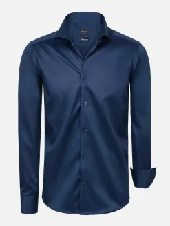 Overhemd Lange Mouw 75665 Harvery Specter Navy