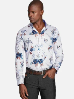 Overhemd Lange Mouw 75701 Herbeumont White